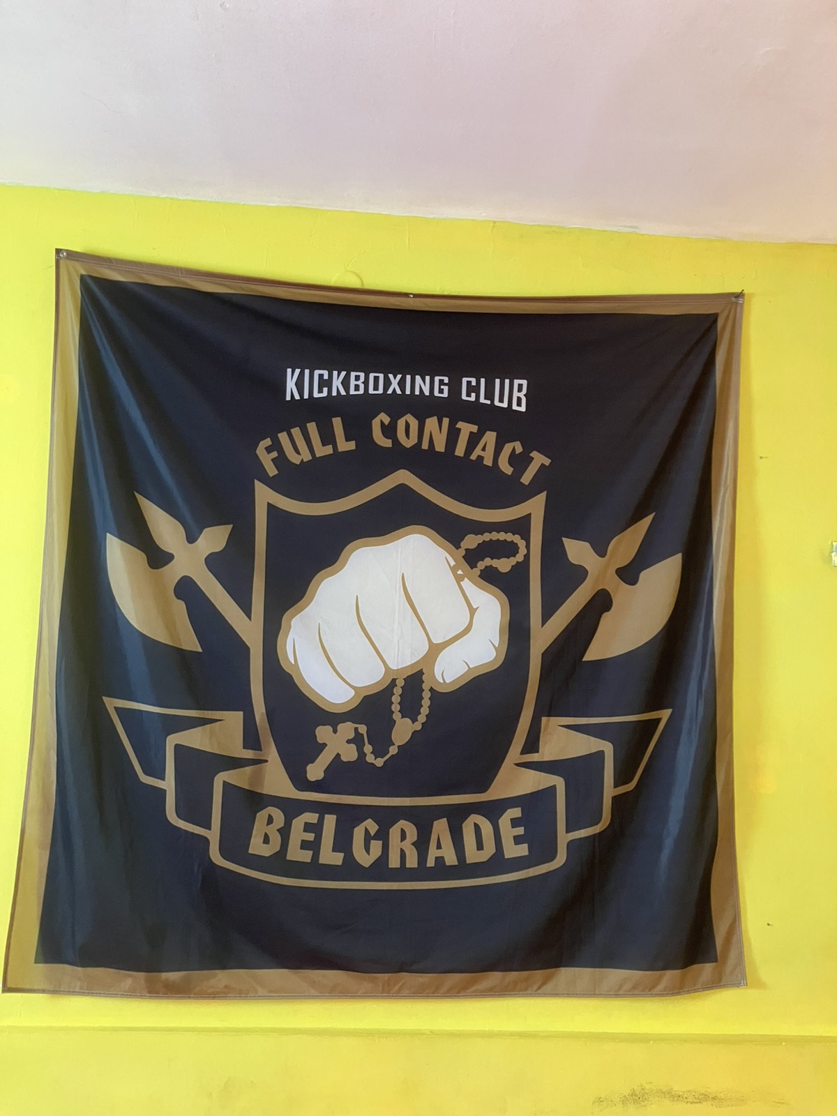 Zastava kluba u sali